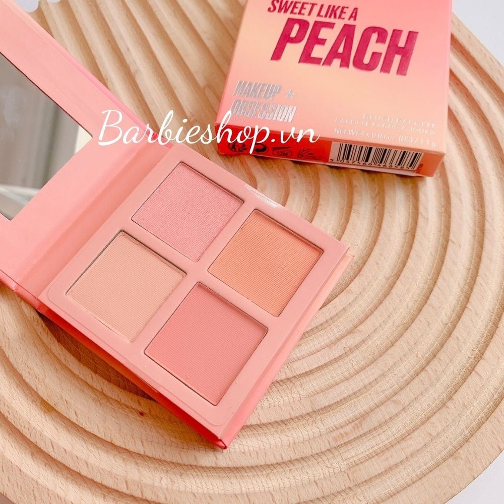 Má Hồng 4 Ô Revolution Makeup Obsession Blush Palette