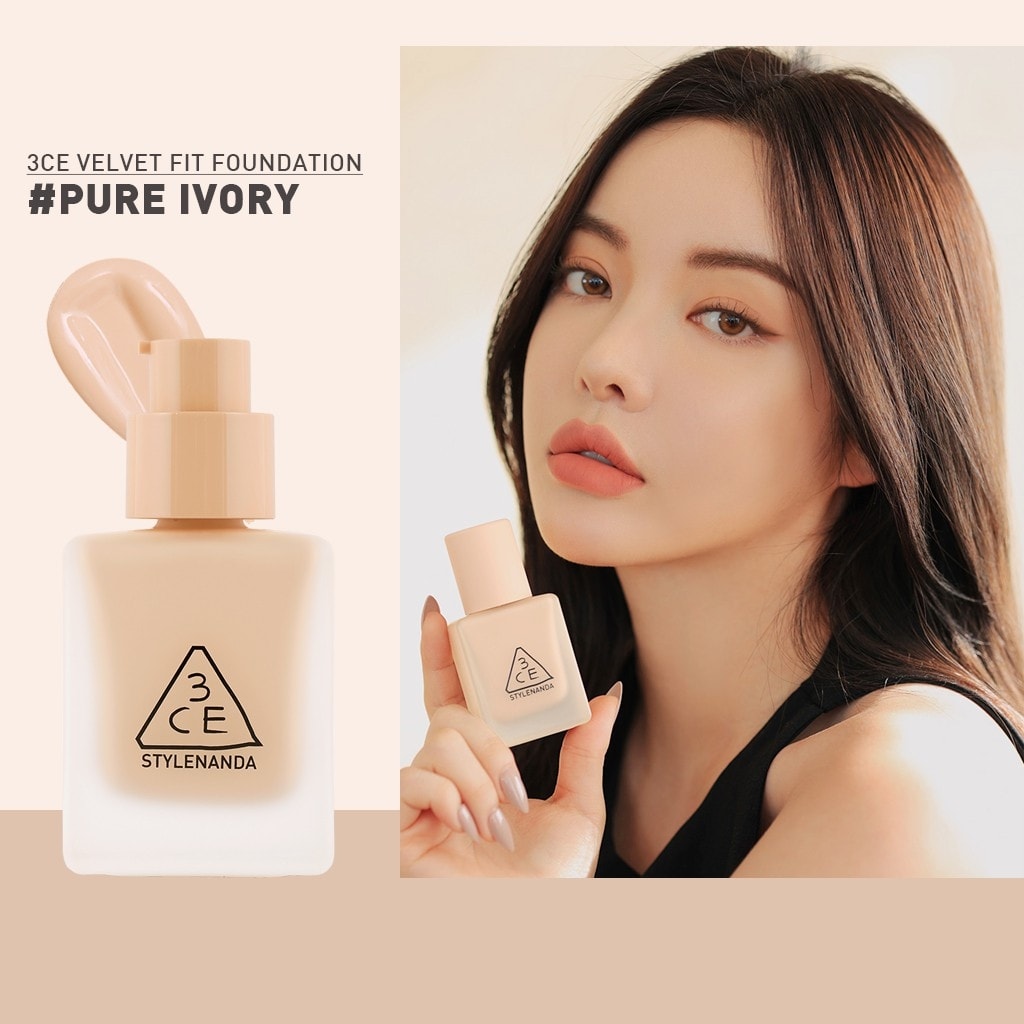 Kem Nền 3CE Velvet Fit Foundation Đủ ToneKem Nền 3CE Velvet Fit Foundation  Đủ Tone – Barbieshop