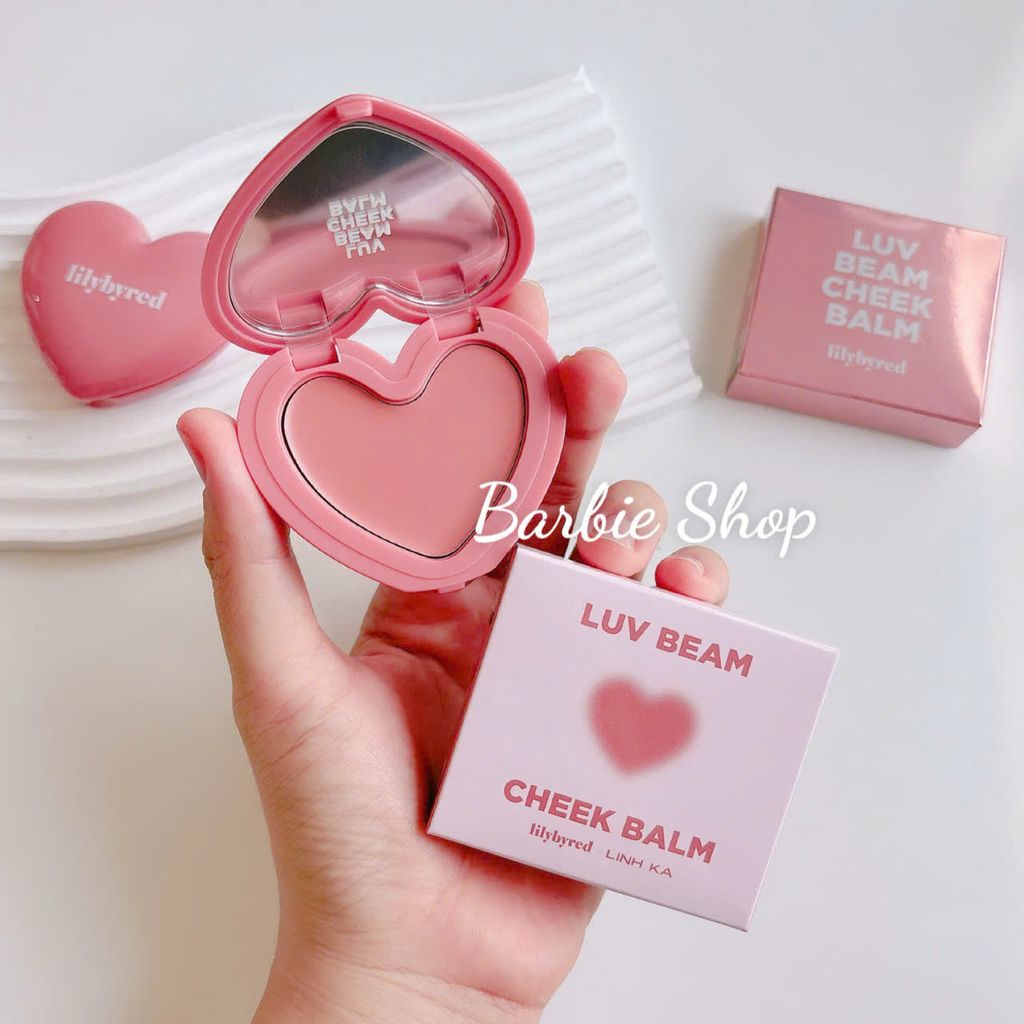 Má Hồng Kem Lilybyred Luv Beam Cheek - Hình Trái Tim