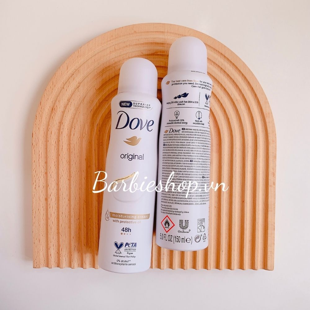 Xịt Khử Mùi Dove Go Fesh 150ml - 250ml