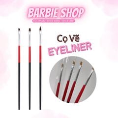 Cọ Kẻ Eyeliner - cây dài - đen đỏ