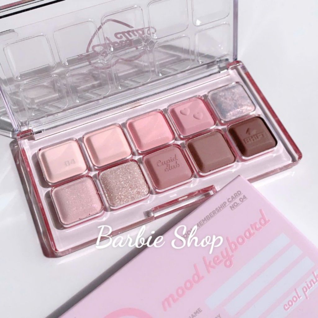 Màu Mắt 10 ô Lilybyred Mood Keyboard Liquid Club - Đủ Màu  + Cheese Plate Mood Keyboard Màu 06 +  Love Call Mood Keyboard Màu 07,08