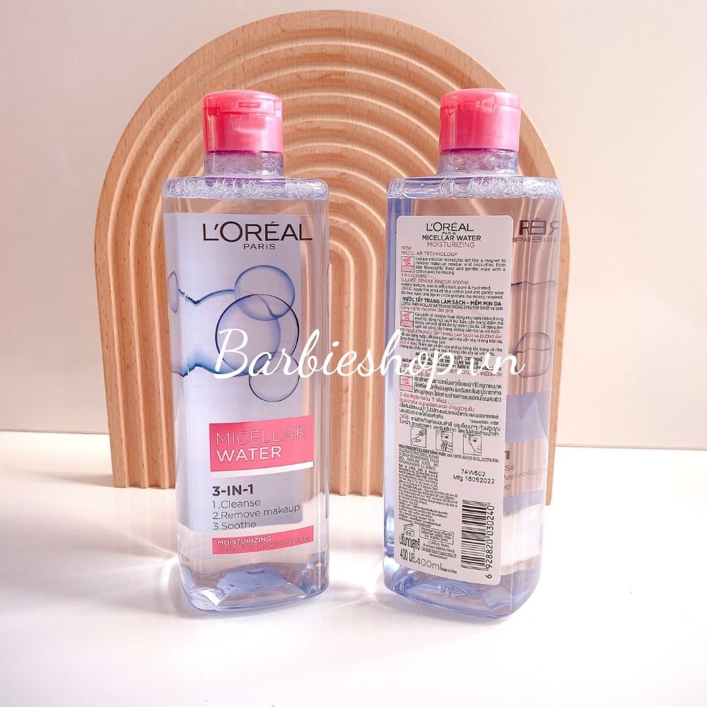 Nước Tẩy Trang Loreal 3 in 1 Micellar Water Refreshing Even For Sensitive Skin