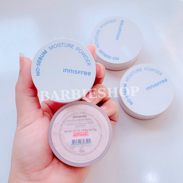 Phấn Phủ Bột Innisfree No Sebum Mineral -MOISTURE - Pore Blur Powder
