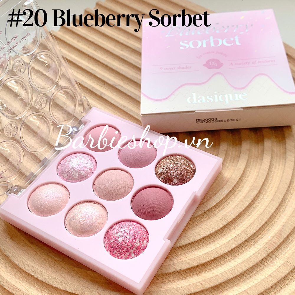 Bảng Phấn Mắt 9 Ô Dasique Shadow Palette 7g Đủ Màu