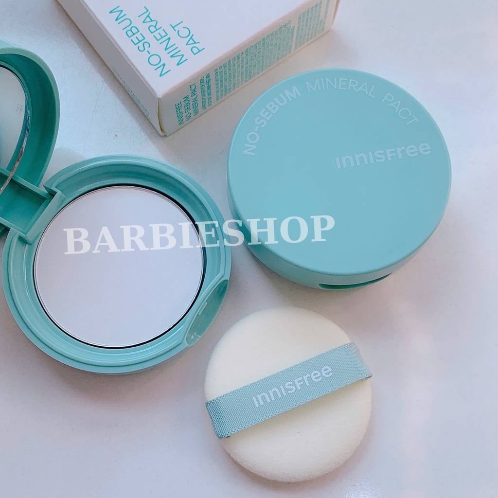 Phấn phủ nén Innisfree Pore Blur - No Sebum Mineral Pact (NEW)