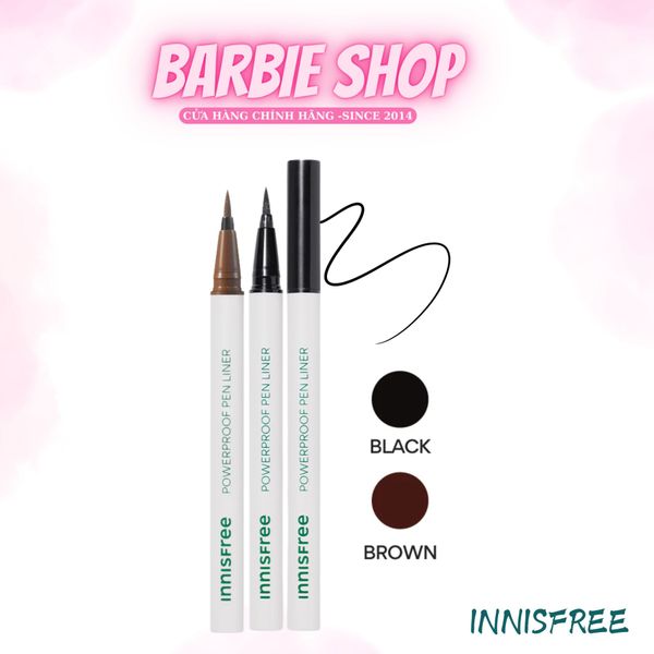 Bút Kẻ Mắt Nước innisfree Powerproof Brush Liner