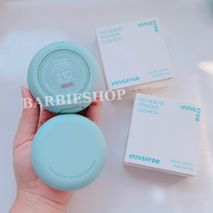 Phấn Nước Kiềm Dầu Che Phủ Cao Innisfree No Sebum Powder Cushion (Tone 21C- 21N- 23N)