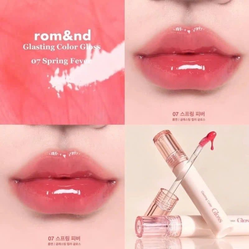 Son Tint Bóng Romand Glasting Water Gloss + Color Gloss 4g