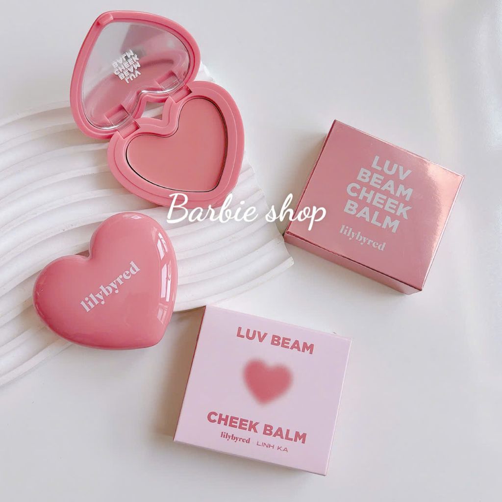 Má Hồng Kem Lilybyred Luv Beam Cheek - Hình Trái Tim