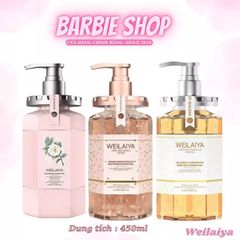 Sữa Tắm Trắng Da Weilaiya Niacinamide & Perfume Rose Whitening Shower Gel 450ml