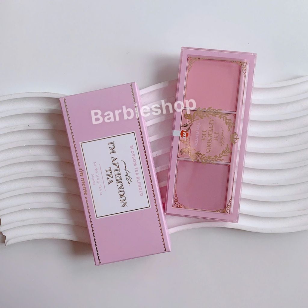 Má hồng I'm Meme Blusher Palette 3 ô