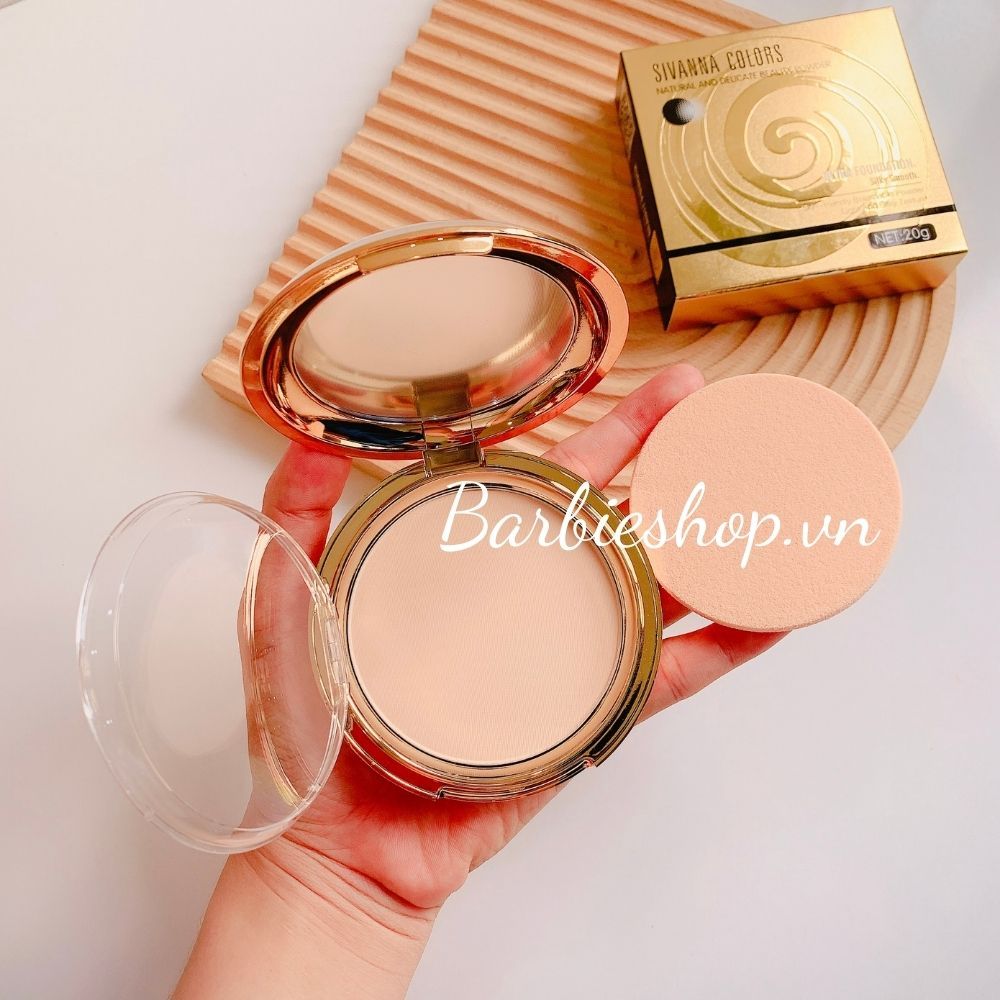 Phấn Phủ Dạng Nén Sivanna Ultra Foundation HF689 Siêu Mịn, Kiềm Dầu