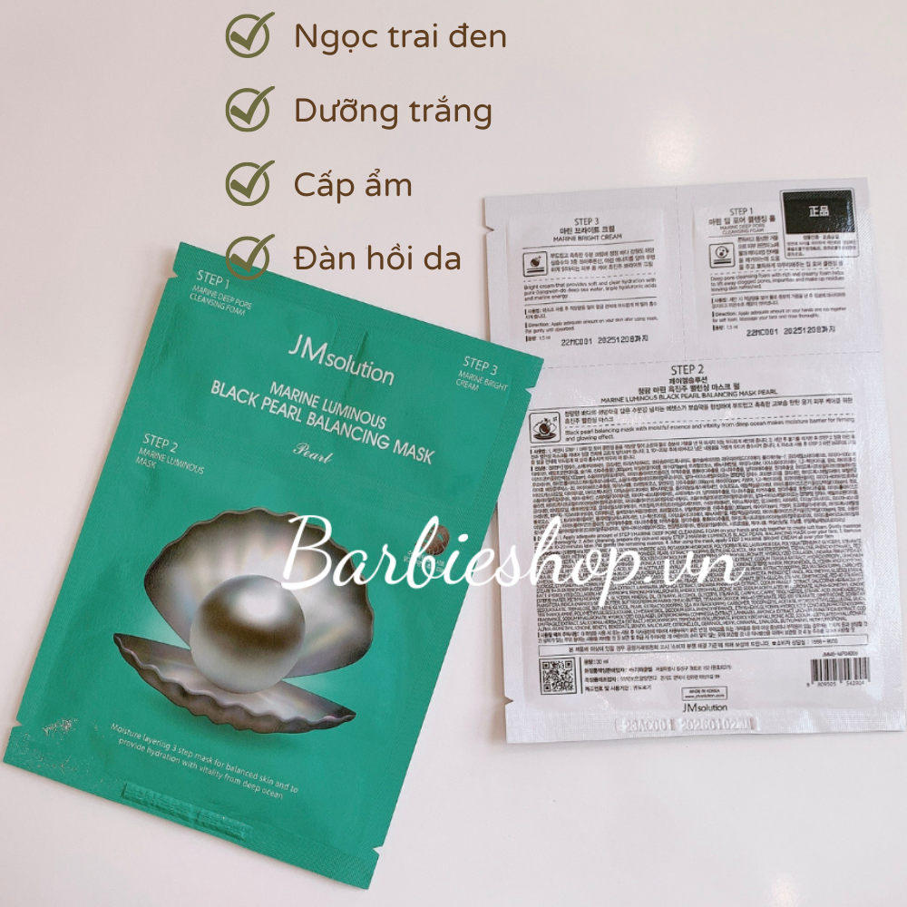 Mặt Nạ JM Solution Đủ Dòng Miếng Lẻ