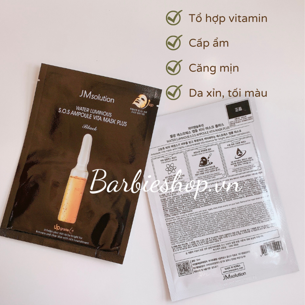 Mặt Nạ JM Solution Đủ Dòng Miếng Lẻ