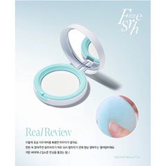 Phấn Phủ Kiềm Dầu Espoir Fresh Setting Powder Chữ Xanh (Mẫu Mới)