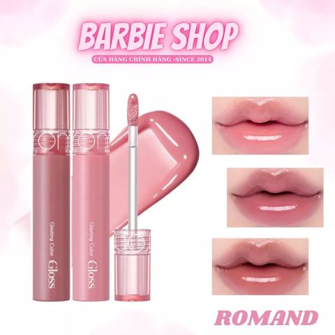Son Tint Bóng Romand Glasting Water Gloss + Color Gloss 4g