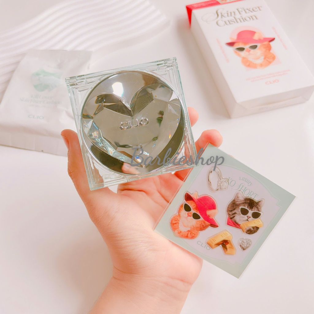 Phấn Nước Cushion Clio Kill Cover Fixer/Skin Fixer/Flora Cushion SPF50 PA+++