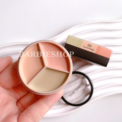 Che Khuyết Điểm Triệt Sắc The Saem Cover Triple Pot Concealer