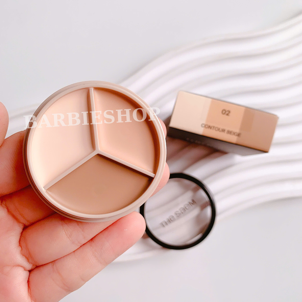 Che Khuyết Điểm Triệt Sắc The Saem Cover Triple Pot Concealer