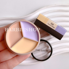Che Khuyết Điểm Triệt Sắc The Saem Cover Triple Pot Concealer