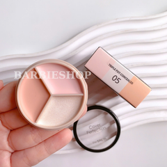 Che Khuyết Điểm Triệt Sắc The Saem Cover Triple Pot Concealer