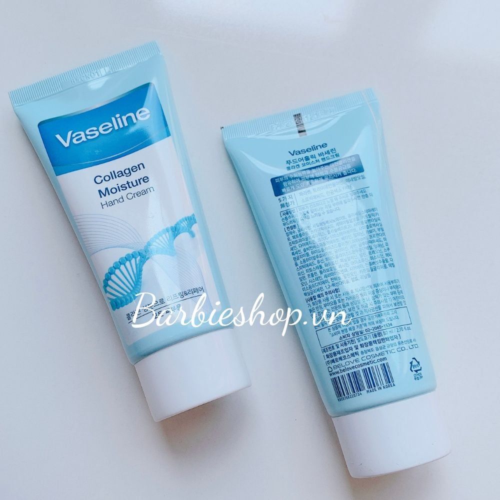 Kem Dưỡng Da Tay Vaseline Collagen Moisture Hand Cream 80ml