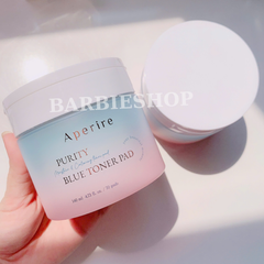 Toner Pad Tinh Khiết Cấp Ẩm Dịu Da Aperire Purity Blue Moisture and Calming Toner Pad 140ml (70 miếng)