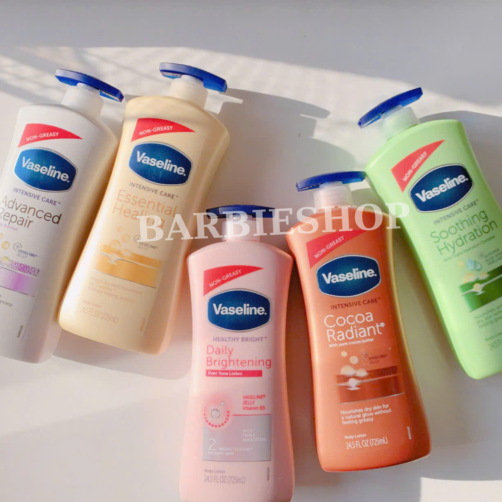 Dưỡng Thể Vaseline 725ML Mẫu Mới Vòi Xanh (Đủ Màu)
