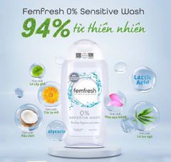 Dung Dịch Vệ Sinh Femfresh Wash - 250ml Daily, Active, Soothing, Sensitive