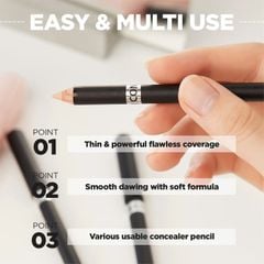 Chì Che Khuyết Điểm THE SAEM Cover Perfection Concealer Pencil