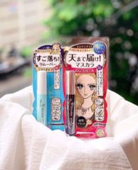 Set Mascara Kẻ Mắt và Tẩy Trang Mascara Kiss Me Heroine