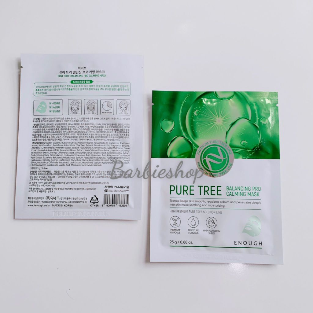 Mặt Nạ Enough 8 Peptide Sensation Pro Balancing Mask