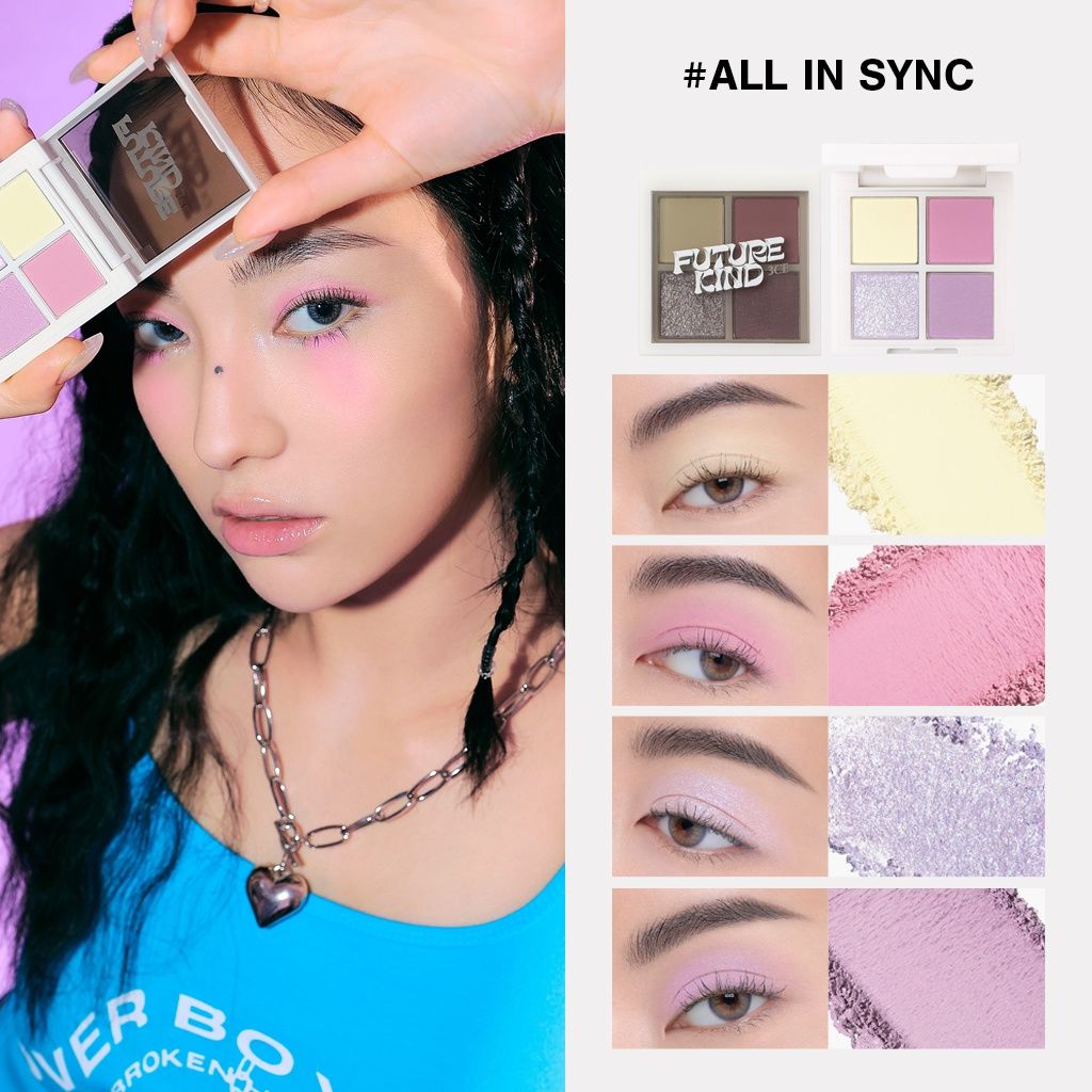 Bảng Phấn Mắt 3CE Multi Eye Color Palette ( Future Kind ) 4 ô Mini