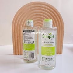 [Mẫu Mới] Nước Tẩy Trang Lành Tính Simple Kind To Skin Micellar Cleansing Water 200ml