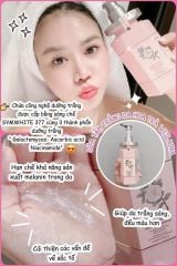 Sữa Tắm Trắng Da Weilaiya Niacinamide & Perfume Rose Whitening Shower Gel 450ml