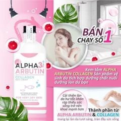 Sữa Tắm Trắng Da Alpha Arbutin 3+ Plus Collagen Bath Cream 350ml - Thái Lan