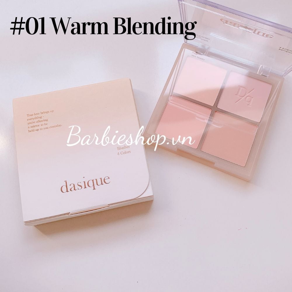 Má Hồng Dasique Blending Mood Cheek 4 ô