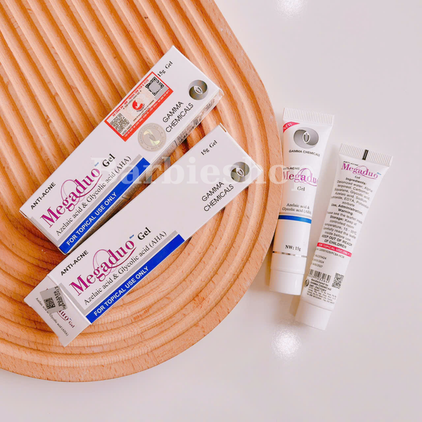 Gel Giảm Mụn Megaduo Azelaic acid & Glycolic acid 15g