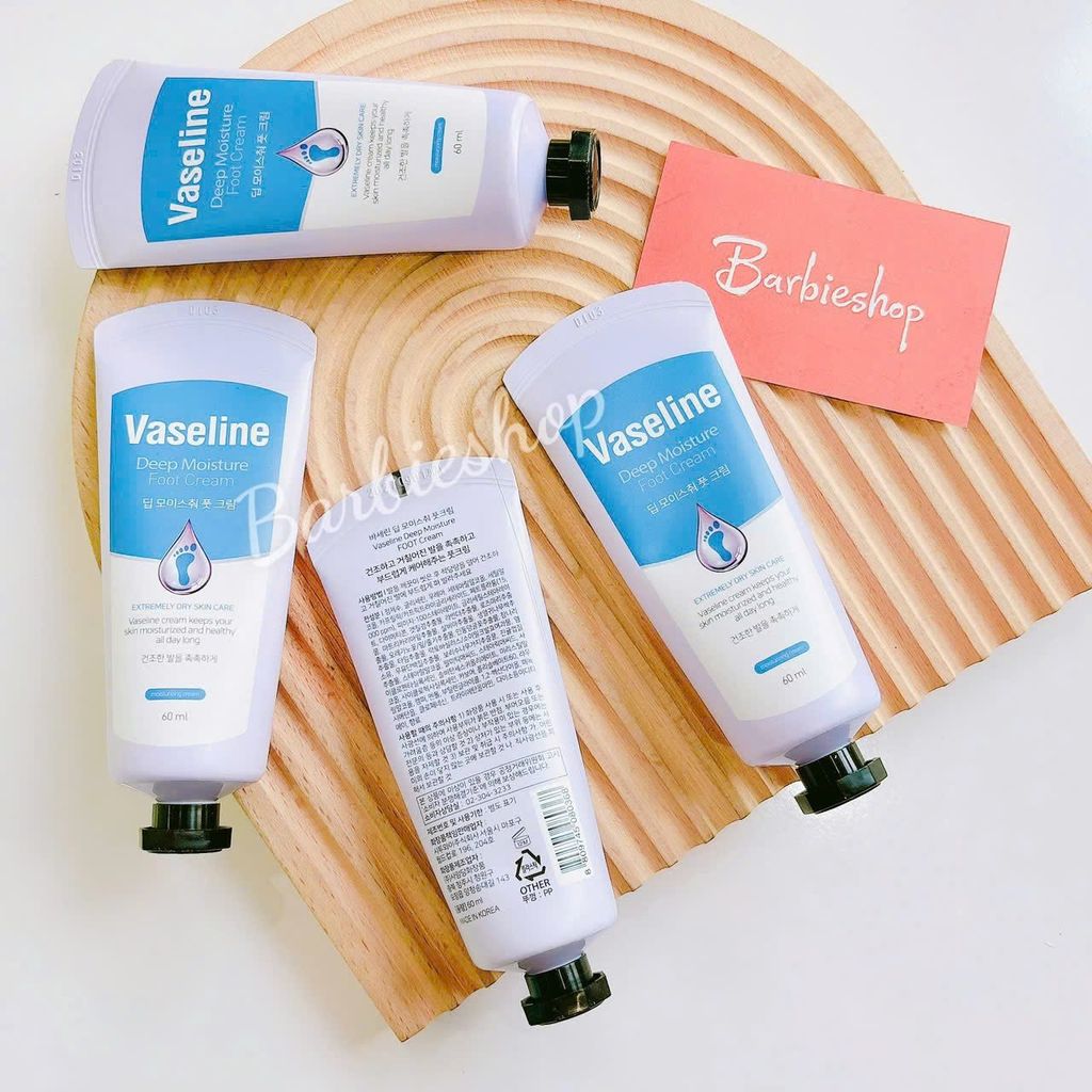 Kem Dưỡng Da Tay Và Móng Vaseline Deep Moisture Hand & Nail Cream 60ML - 80ML Hàn Quốc