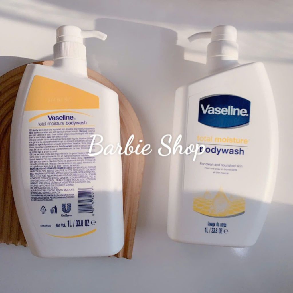 Sữa Tắm Dưỡng Ẩm Vaseline Total Moisture 1L