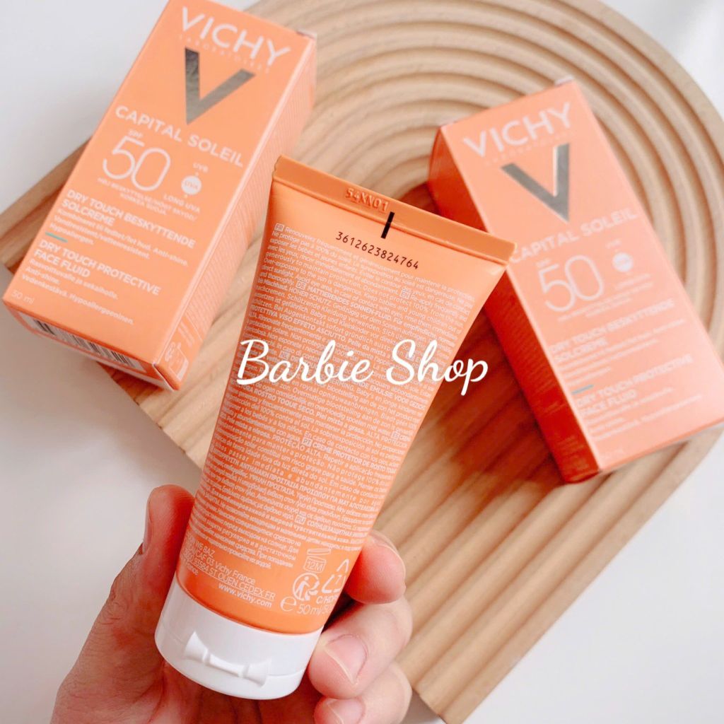 Kem Chống Nắng Chống Ô Nhiễm Bụi Kiềm Dầu & Giảm Thâm Nám Vichy Capital Soleil Mattifying 3In1 SPF50+