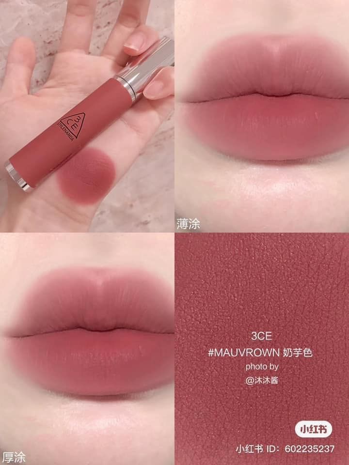 [Mẫu Mới] Son Kem 3CE Hazy Lip Clay