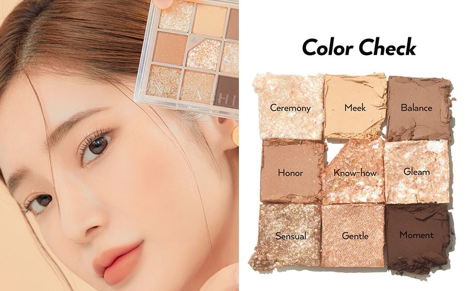 Màu Mắt 9 Ô Unleashia Glitterpedia Eye Palette