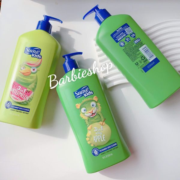 Sữa tắm gội toàn thân Suave kid có vòi 532ml