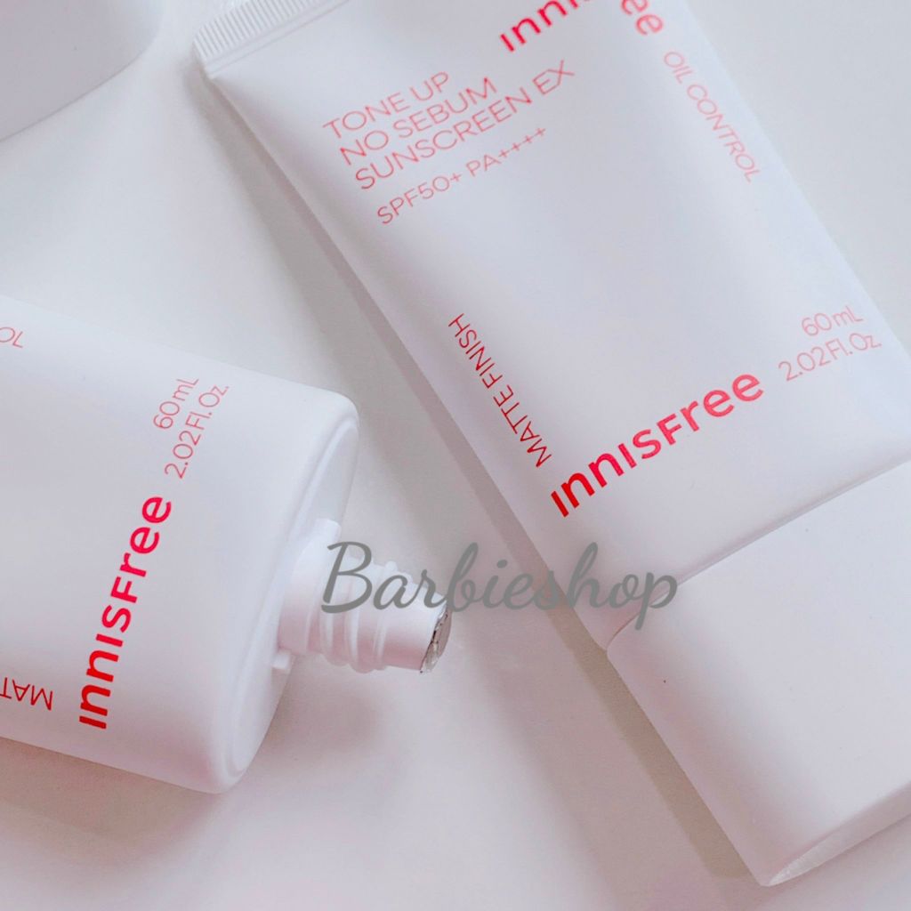 [Mẫu Mới] Kem Chống Nắng Innisfree Tone Up No Sebum - Intensive Long-Lasting Sunscreen EX 60ml