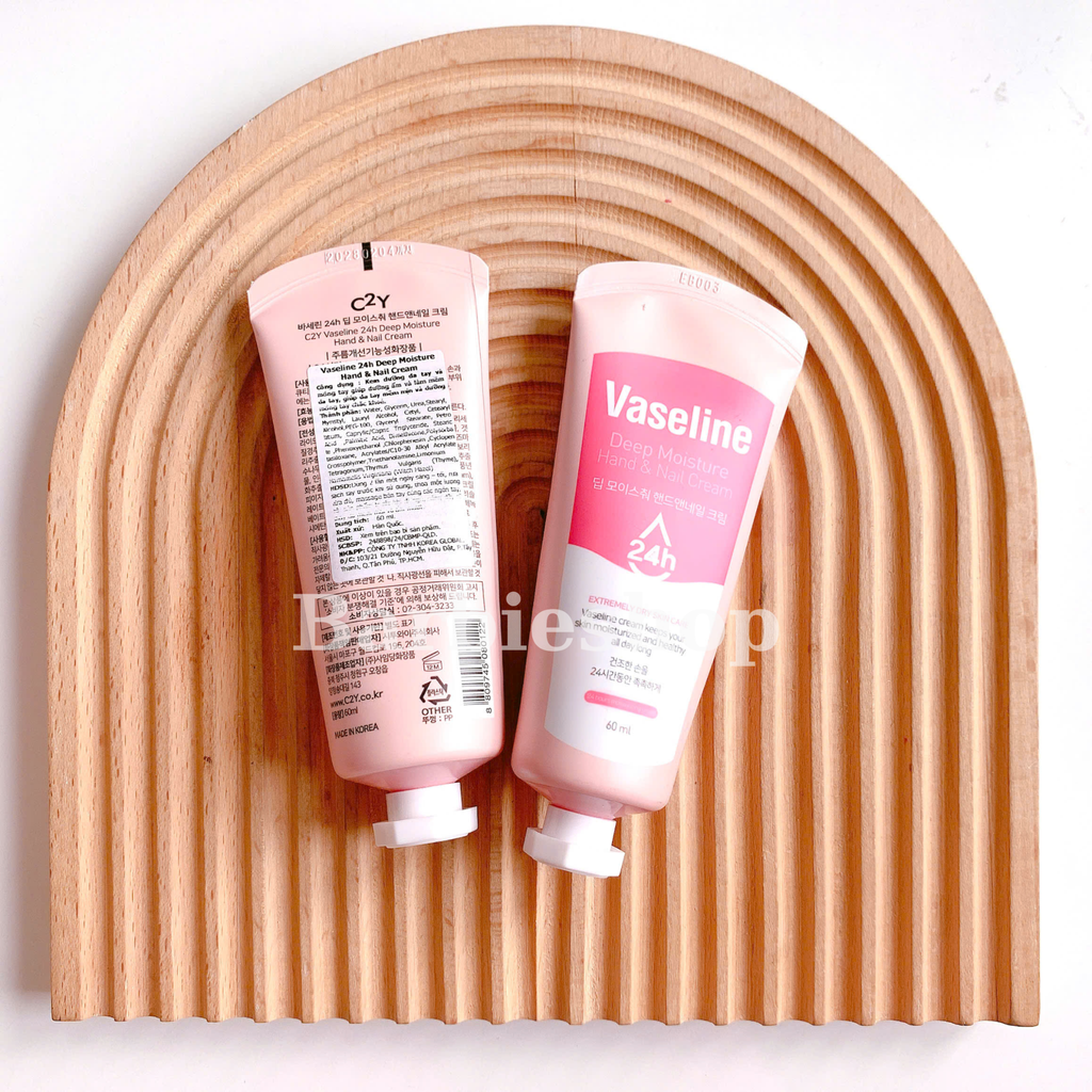 Kem Dưỡng Da Tay Và Móng Vaseline Deep Moisture Hand & Nail Cream 60ML - 80ML Hàn Quốc
