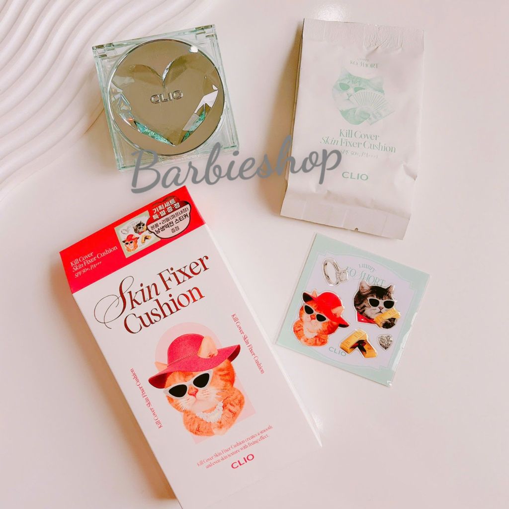 Phấn Nước Cushion Clio Kill Cover Fixer/Skin Fixer/Flora Cushion SPF50 PA+++