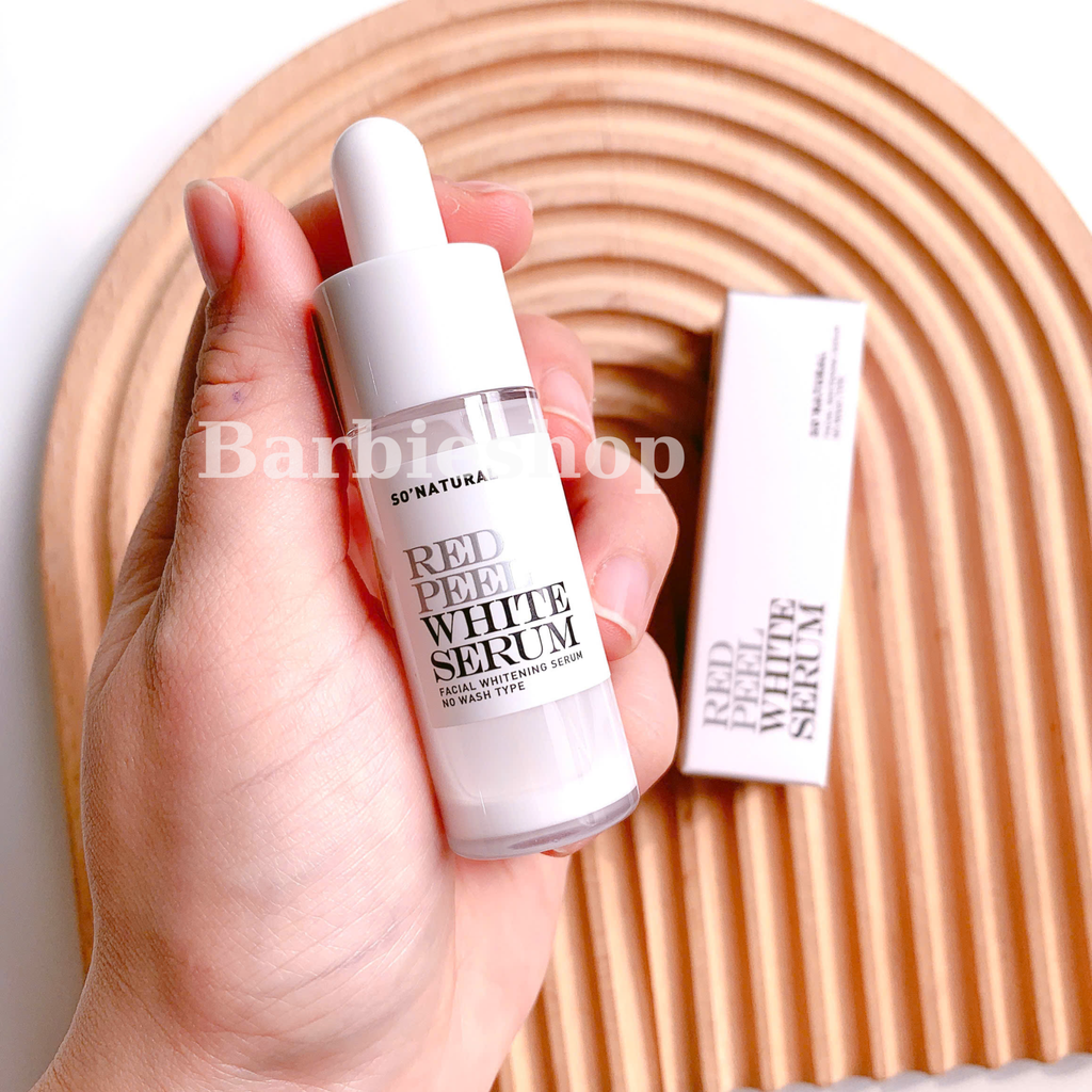 Tinh chất tẩy da chết hóa học So'Natural Red Peel Tingle / red peel white Serum 11ml - 35ml