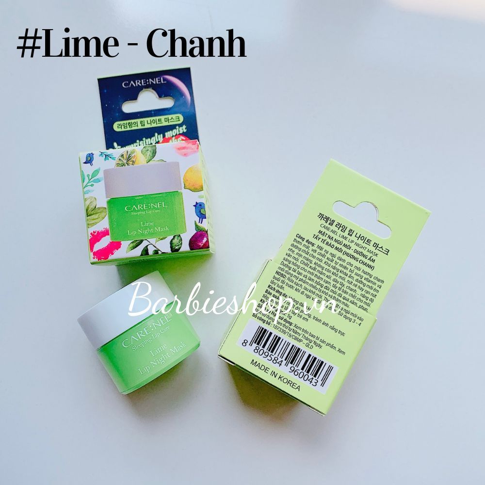 Mặt Nạ Ngủ Môi Carenel Berry Lip Night Mask 5G